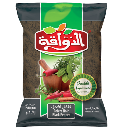 [6194023500648] Poivre noir moulu – Dhawaka – 50g